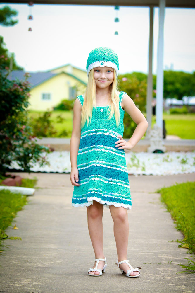 Seaside Girl Crocheted Sundress - Click Image to Close