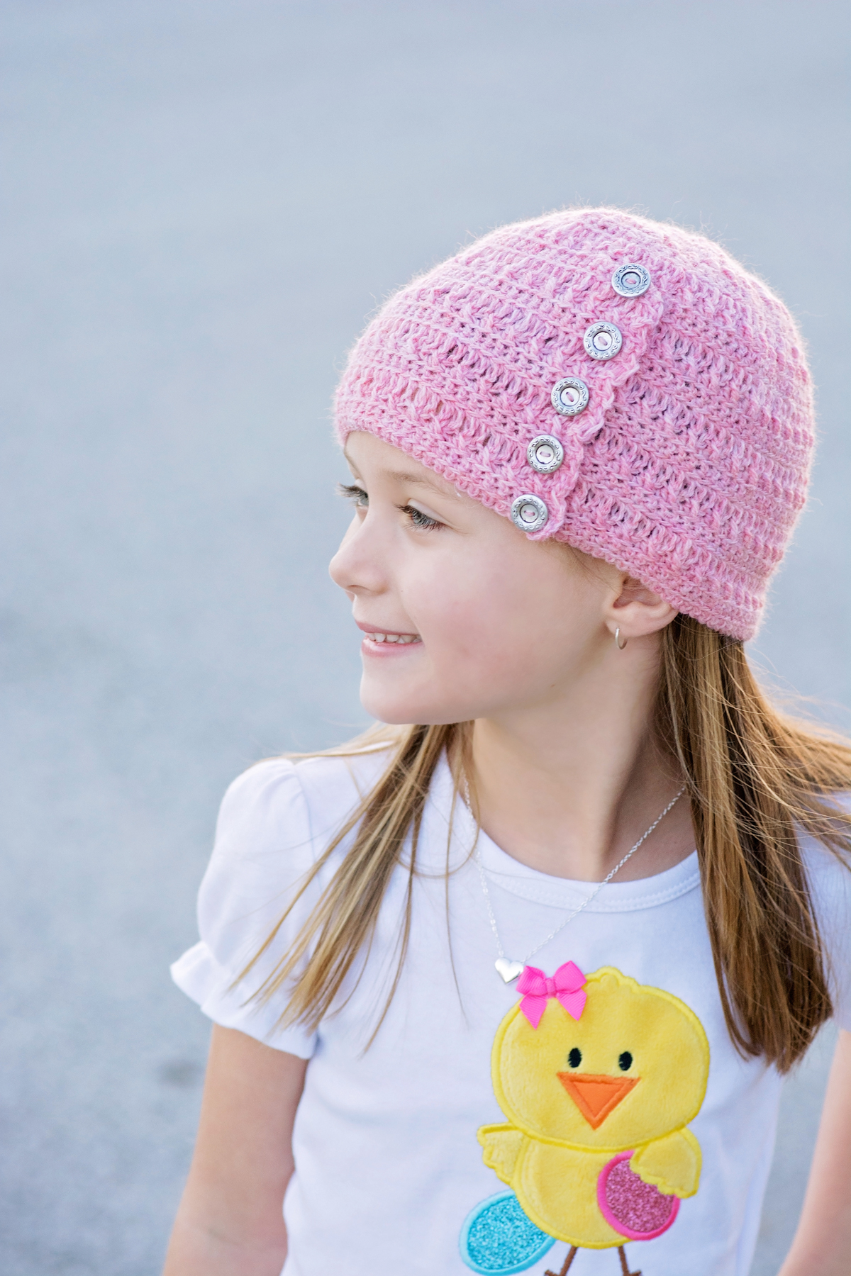 Textured Button Down Beanie 2 - 1 pattern - Click Image to Close