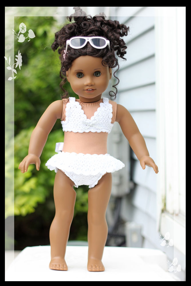 White Water Bikini - For 18" Dolls - Click Image to Close