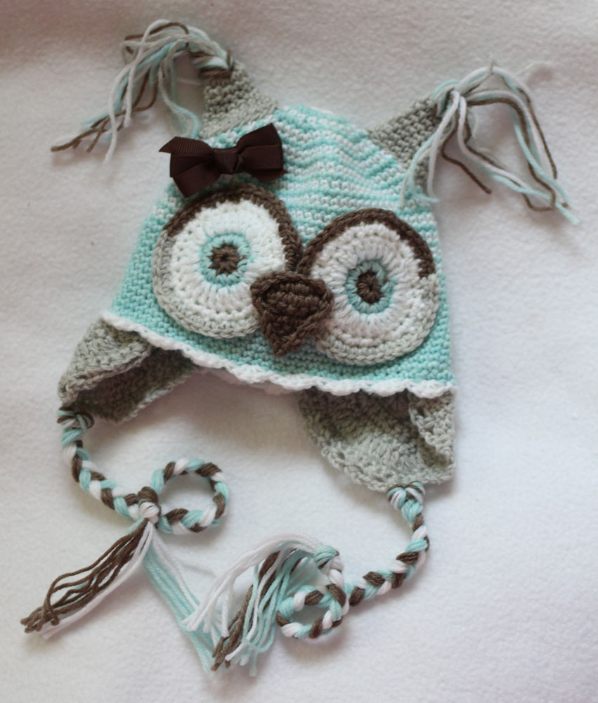 Hoo's There? Owl Hat Newborn - Kids 12 - Click Image to Close