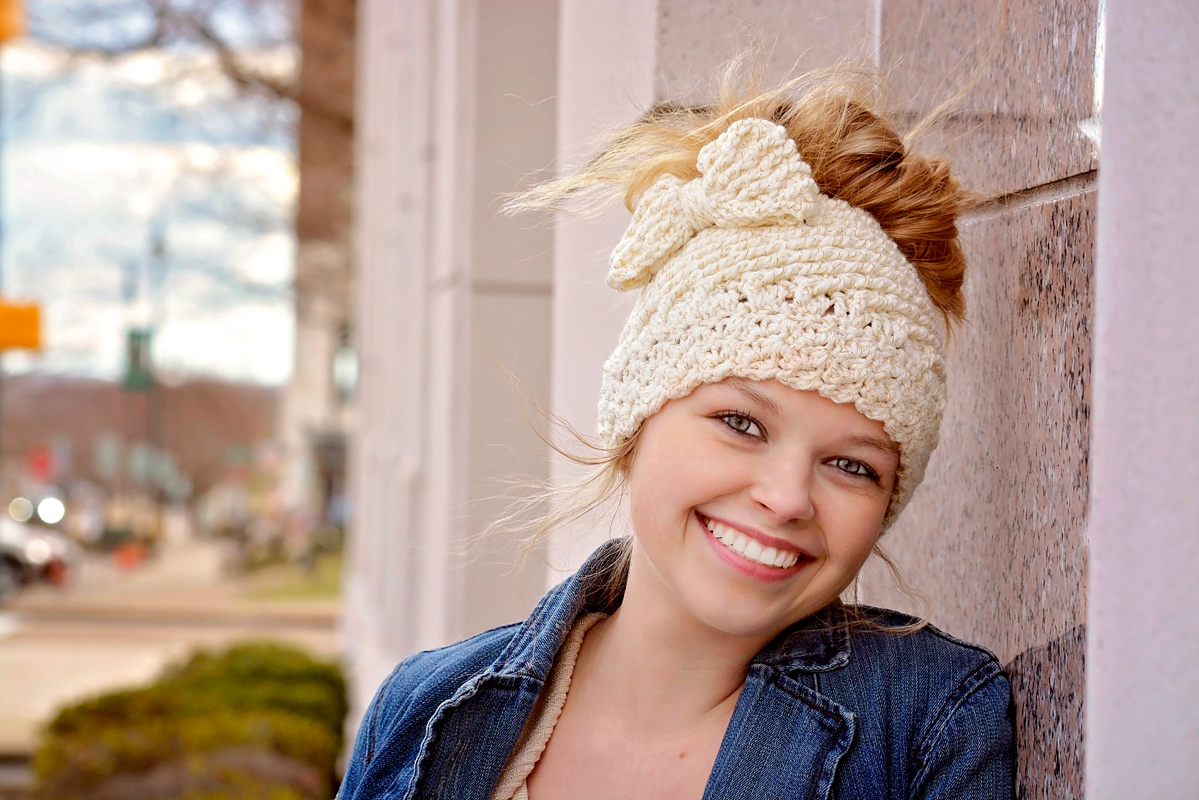 Katlyn Hat: Messy Bun Or Regular Hat Option - Made To Order