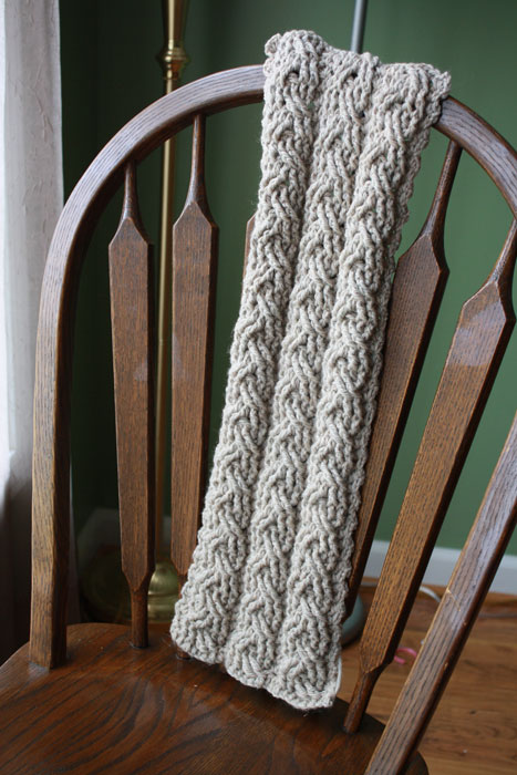 Mountain Range Scarves (Cable)