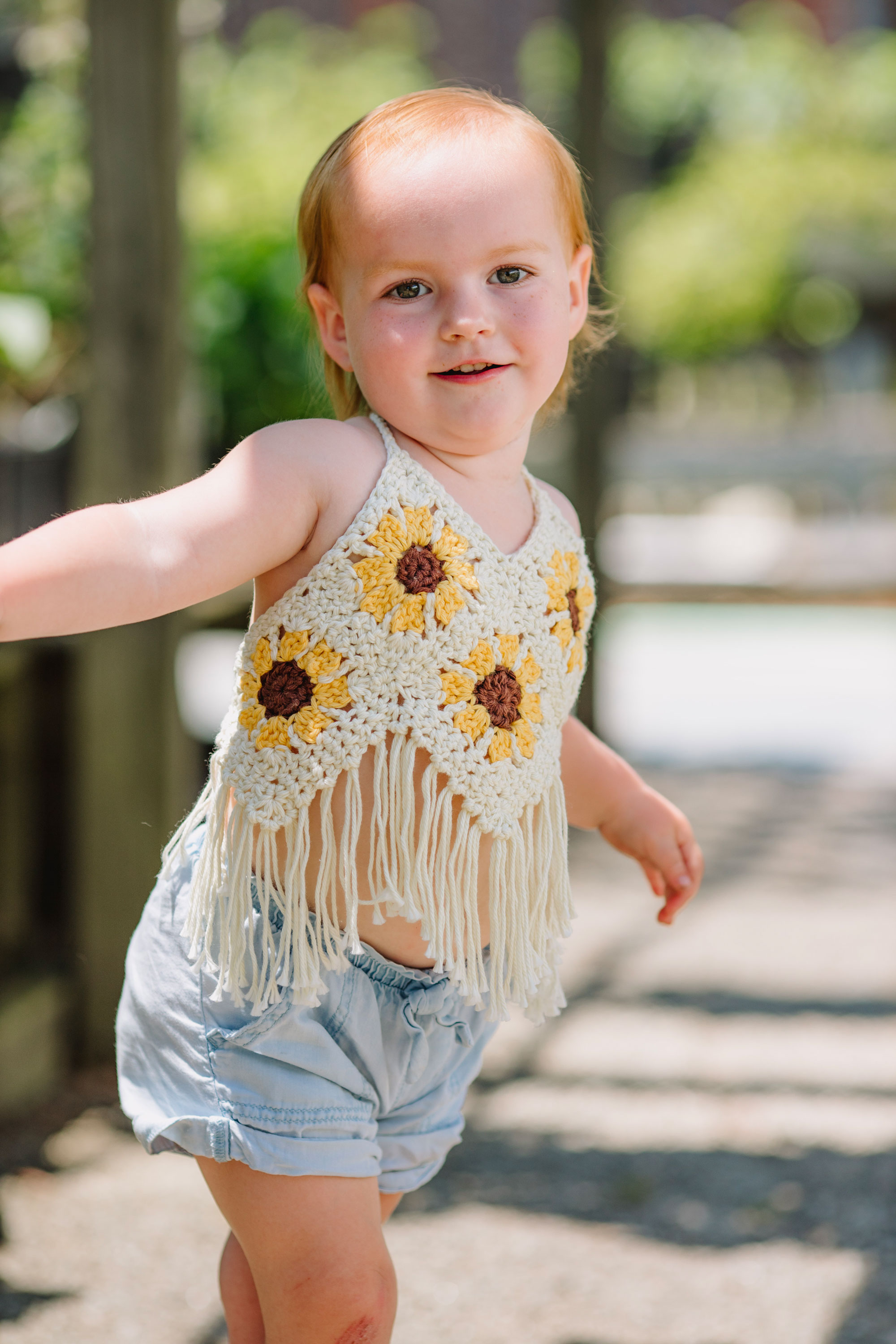 Sunflowers And Daisies Halter Top - Click Image to Close